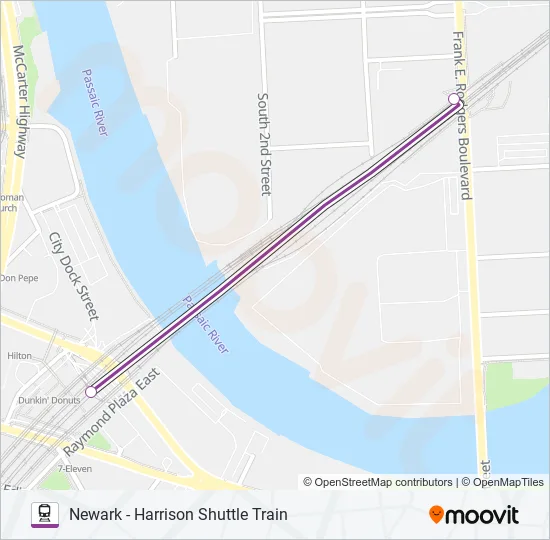 PATH Train Line Map