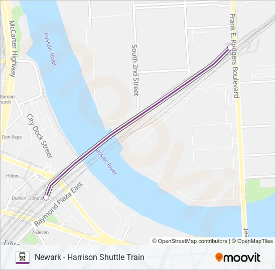 PATH Train Line Map