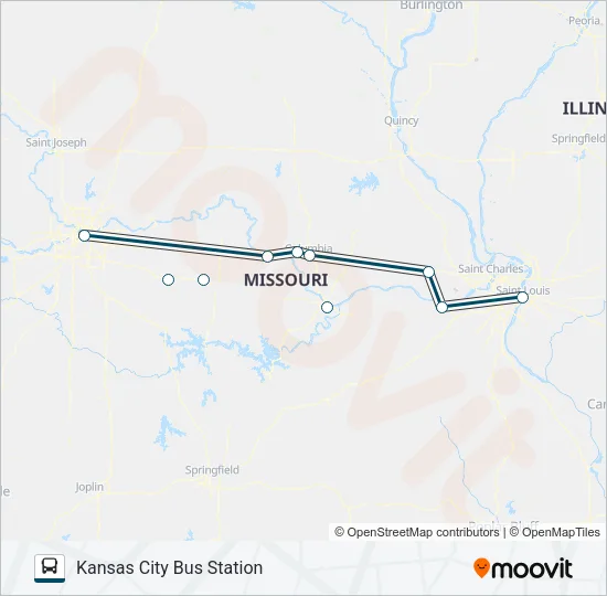GREYHOUND US0175S Bus Line Map