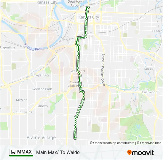 MMAX Bus Line Map