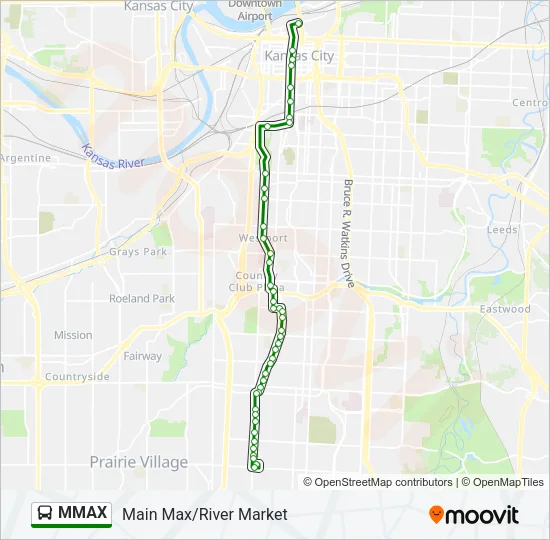 MMAX Bus Line Map
