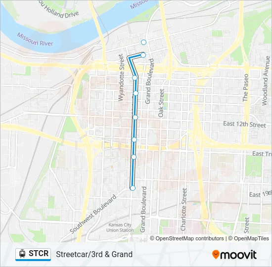 STCR Light Rail Line Map