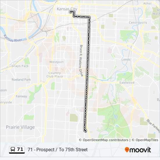 Directions To 71 South 71 Route: Schedules, Stops & Maps - Southbound (Updated)