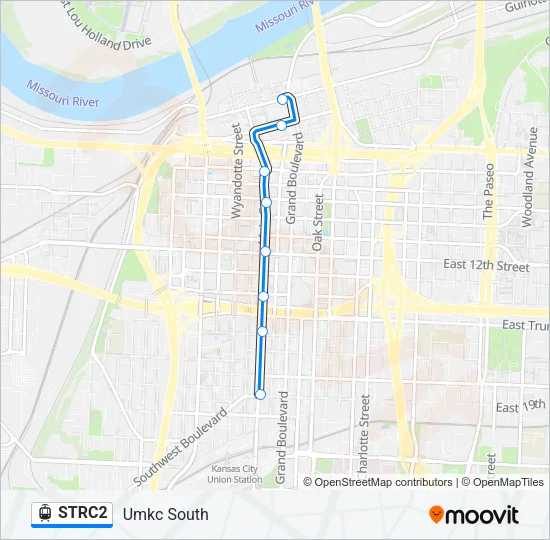 STRC2 Light Rail Line Map