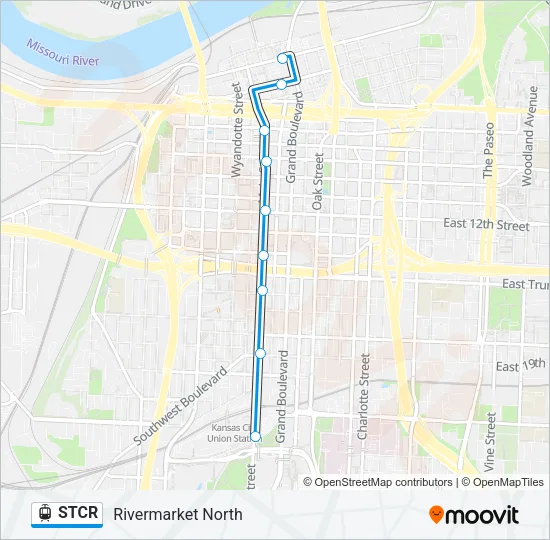 STCR Light Rail Line Map