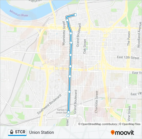 STCR Light Rail Line Map