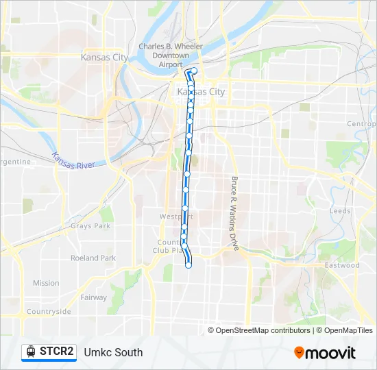 STCR2 Light Rail Line Map