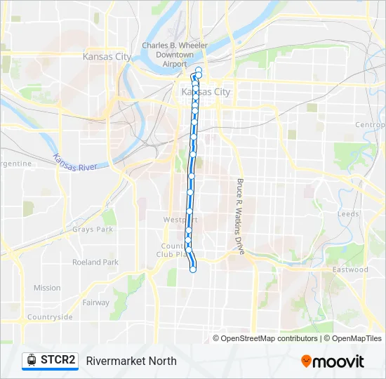 STCR2 Light Rail Line Map