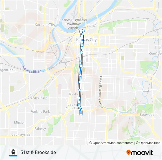TESTROUTE Light Rail Line Map