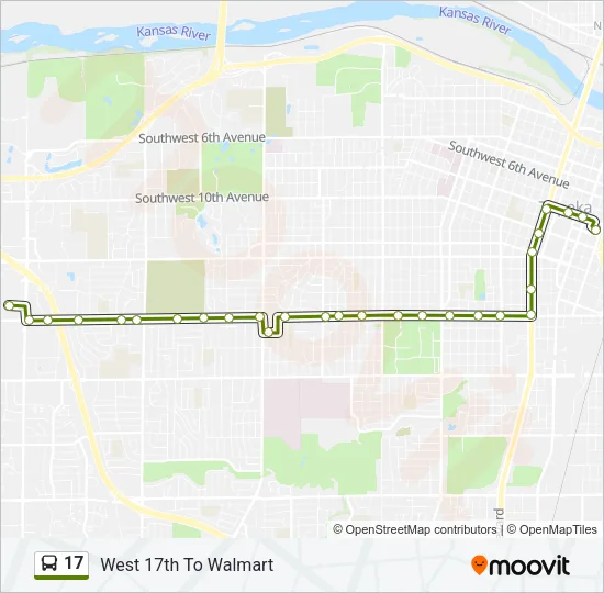 17 Bus Line Map