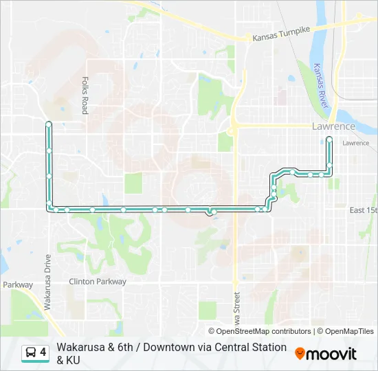 4 Bus Line Map