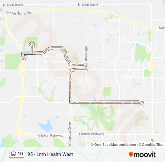 10 Bus Line Map
