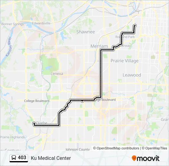 403 Bus Line Map