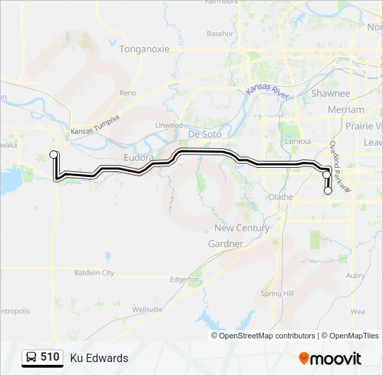 510 Bus Line Map
