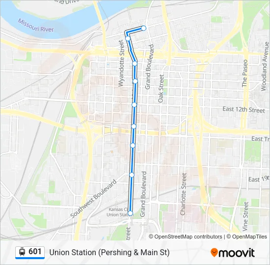 601 Light Rail Line Map