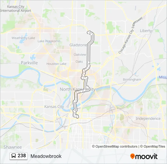 238 Bus Line Map