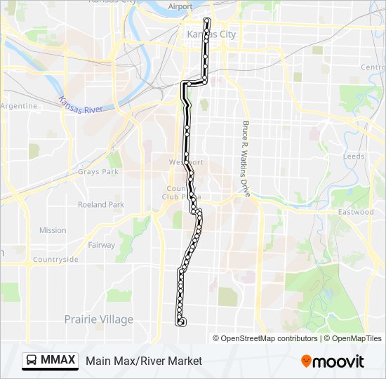 MMAX bus Line Map