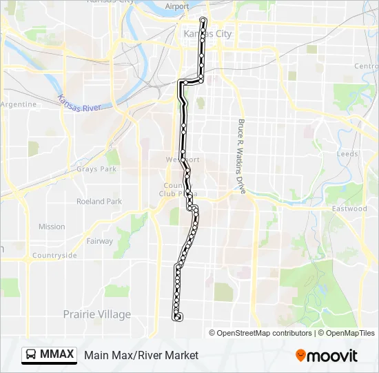 MMAX Bus Line Map