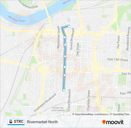 STRC Light Rail Line Map