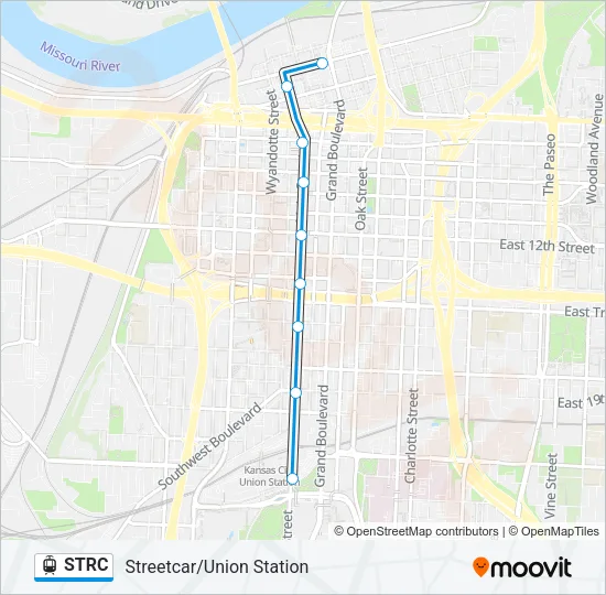 STRC Light Rail Line Map