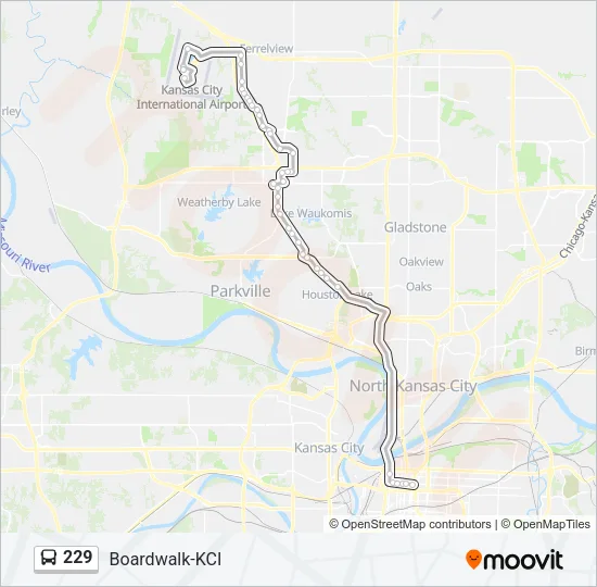 229 Bus Line Map