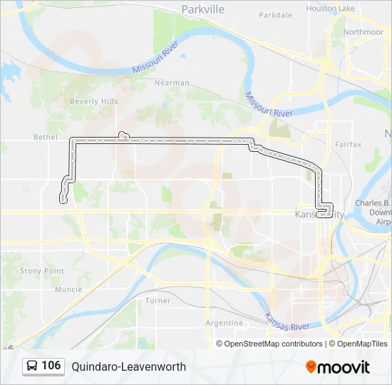106 Bus Line Map