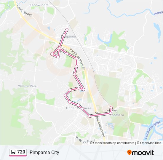 720 Route: Schedules, Stops & Maps - Pimpama City (Updated)