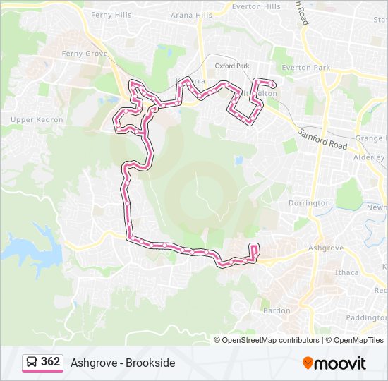 362 bus Line Map