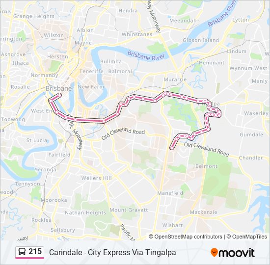215 Route Schedules Stops Maps Carindale Interchange Updated 215-route-schedules-stops-maps-carindale-interchange-updated