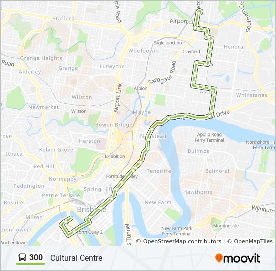 300 Bus Route Map