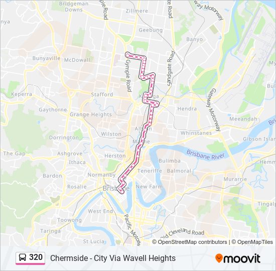 320 Route: Schedules, Stops & Maps - City, Edward St (Updated)