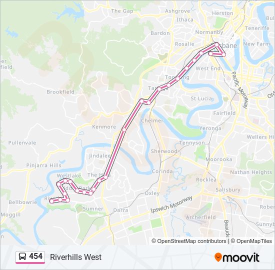 454 Route Schedules, Stops & Maps Riverhills West (Updated)