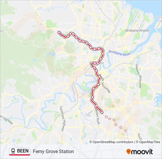 been Route Schedules, Stops & Maps Ferny Grove Station (Updated)