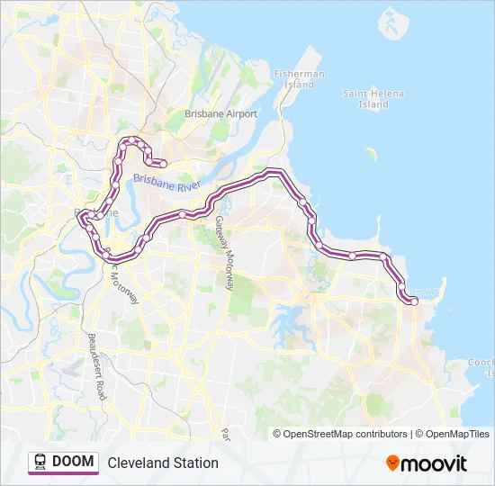 DOOM Train Line Map