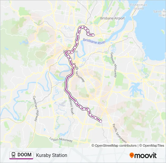 DOOM Train Line Map