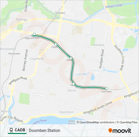 CADB Train Line Map