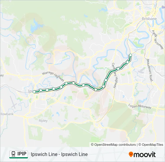 IPIP Train Line Map