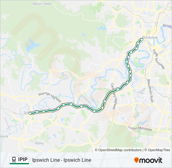 IPIP train Line Map