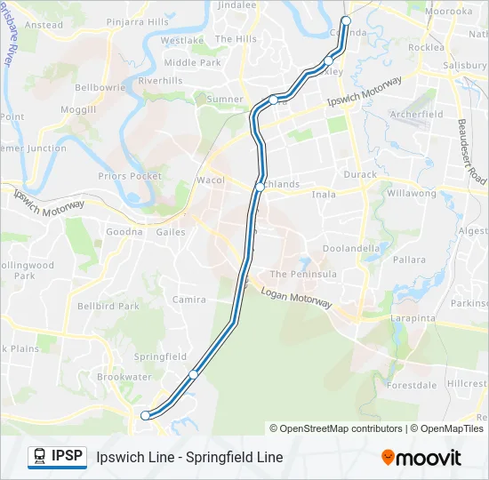 IPSP Train Line Map