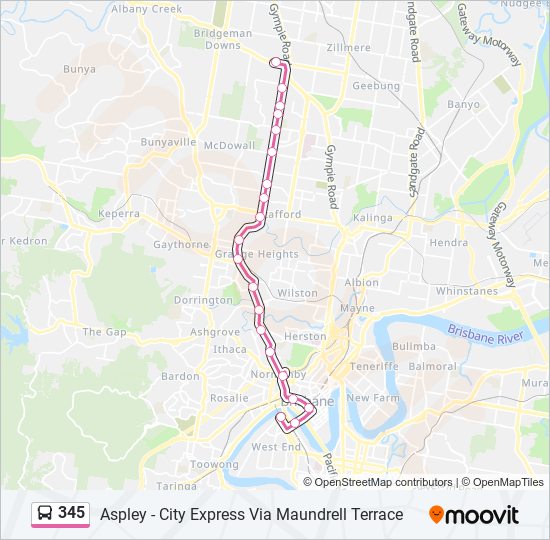 345 Route: Fahrpläne, Haltestellen – CEVFQ