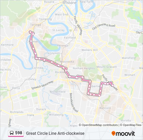 598 Route Schedules Stops Maps Garden City Interchange