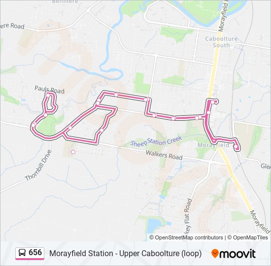 656 Route: Schedules, Stops & Maps - Morayfield (Updated)