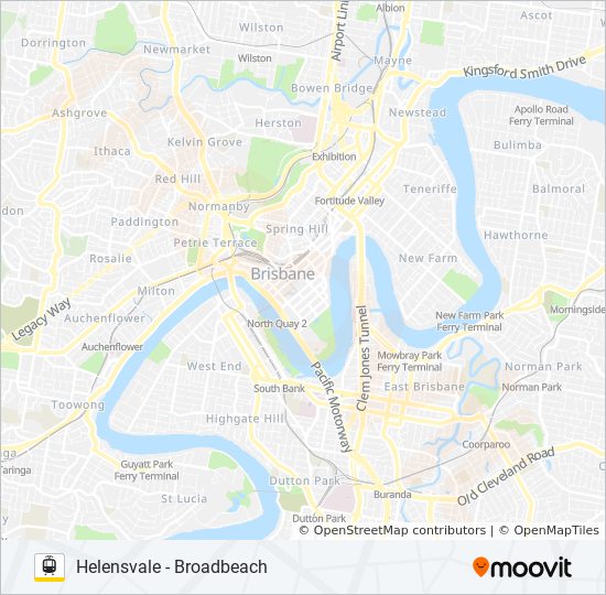 Map Of Broadbeach Qld Glink Route: Schedules, Stops & Maps - Broadbeach South (Updated)