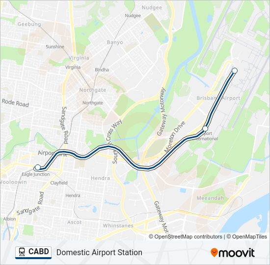 CABD train Line Map