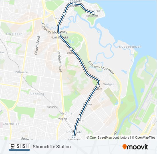 SHSH Train Line Map