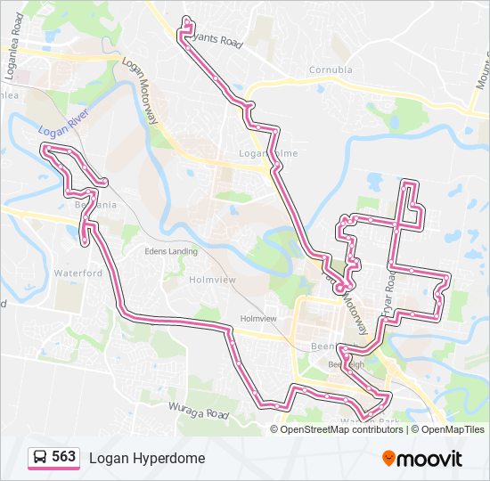 563 Route Schedules, Stops & Maps Logan Hyperdome (Updated)