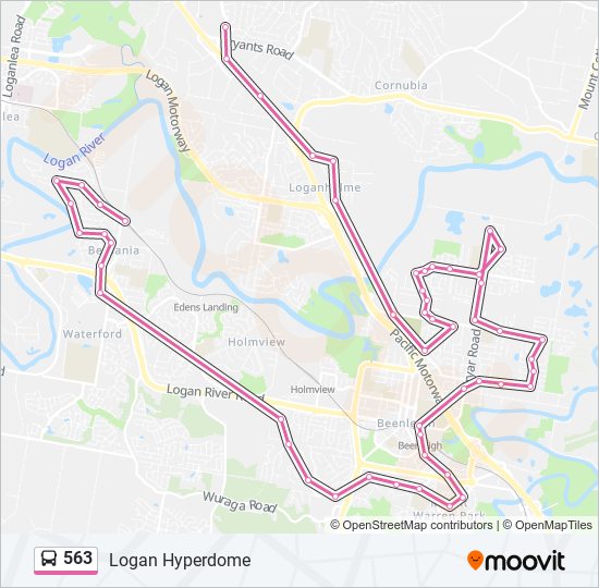 563 Route Schedules, Stops & Maps Logan Hyperdome (Updated)