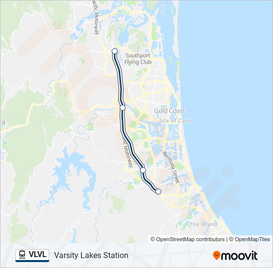 VLVL train Line Map