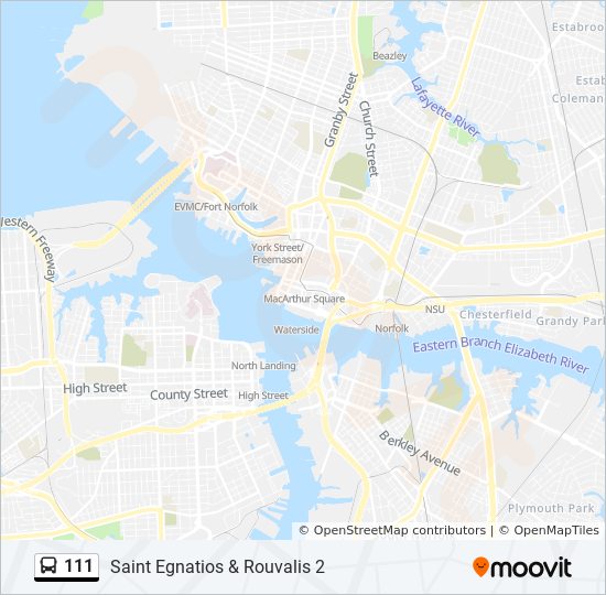 111 Bus Route Schedule 111 Route: Schedules, Stops & Maps - Saint Egnatios & Rouvalis 2 (Updated)