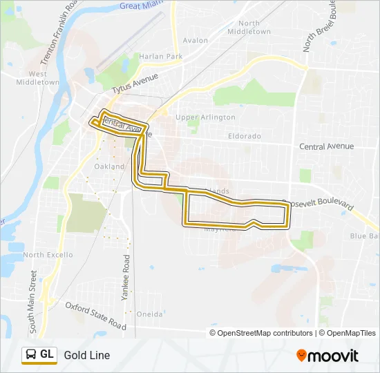 GL Bus Line Map